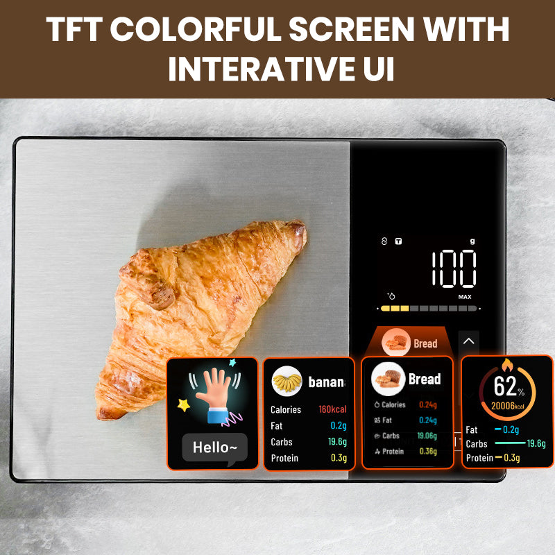 Digital Kitchen Scale with Nutrition Tracking