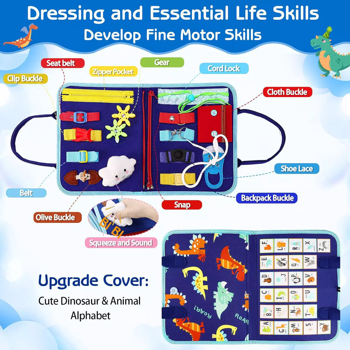 Toddler Montessori Busy Board