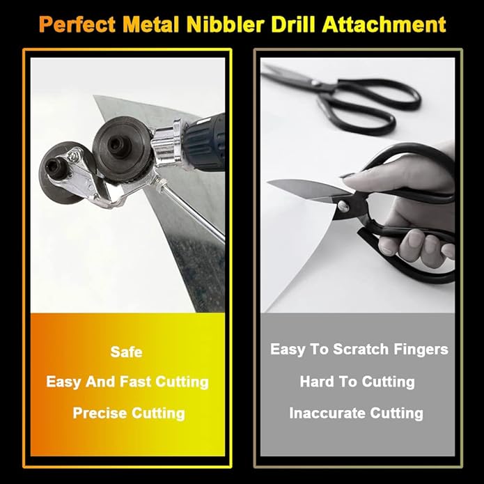 Metal Nibbler Drill Attachment
