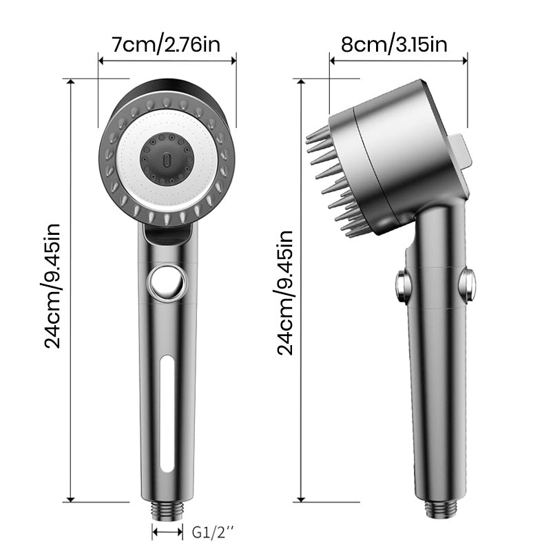 High Pressure Handheld Filtered Showerhead