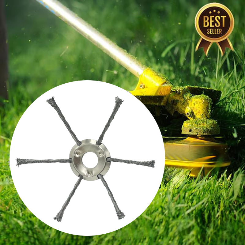 6 inch Steel Wire Brush Cutter Trimmer Head