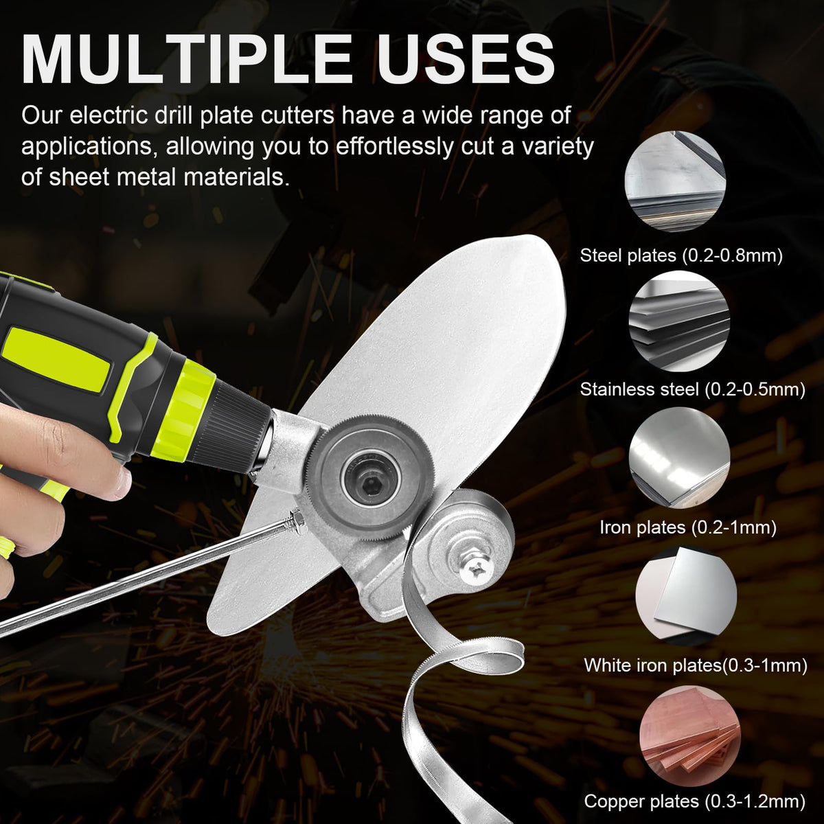 Electric Drill Plate Cutter