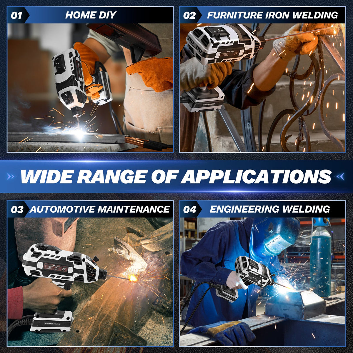 Welding Gloves – Heat-Resistant Accessories for Portable Welders